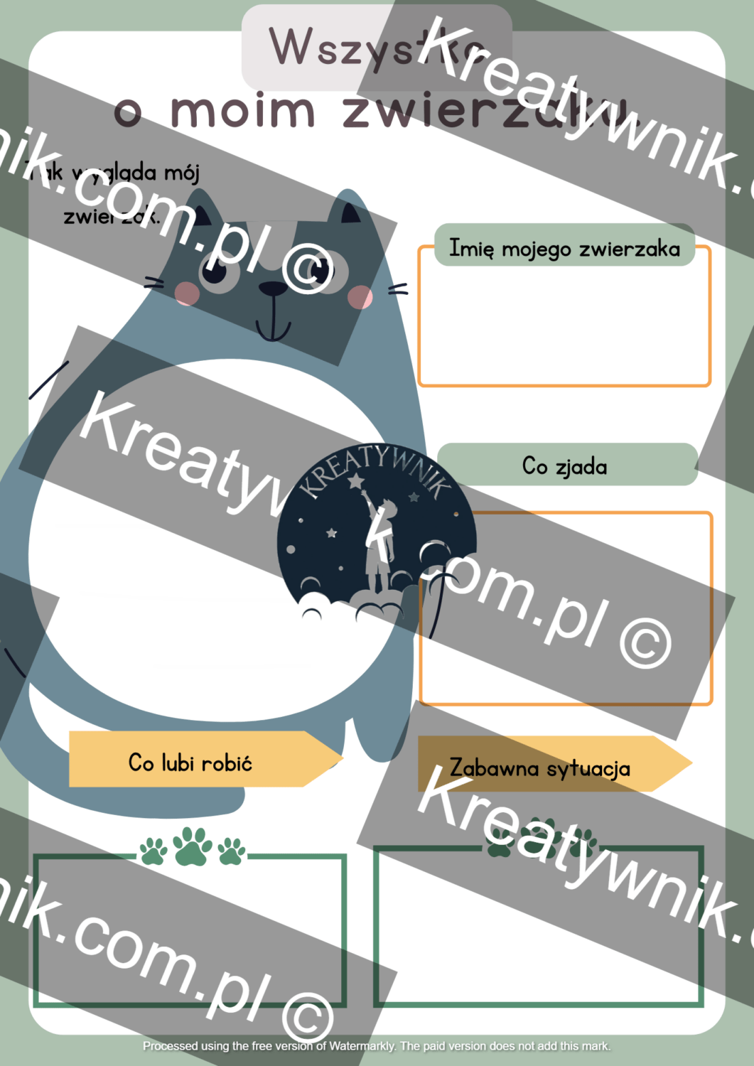 Kreatywnik - Cukierku, Ty łobuzie - Karty Pracy